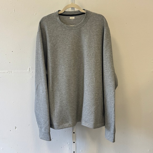 Away Other - Away Travel Men's 3XL Heather Grey Crewneck Sweatshirt Zipper Pocket Athleisure